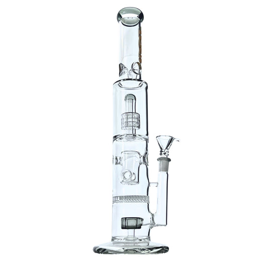 Rock Glass 16" Aurora Triple-Stage Matrix Perc Bong