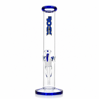 Rock Glass CrystalAxis Straight Tube Bong