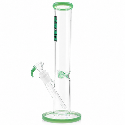 Rock Glass CrystalAxis Straight Tube Bong