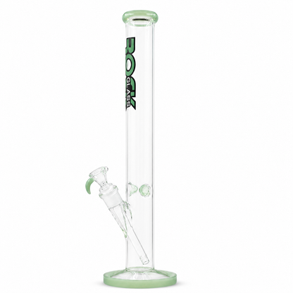 Rock Glass CrystalAxis Straight Tube Bong