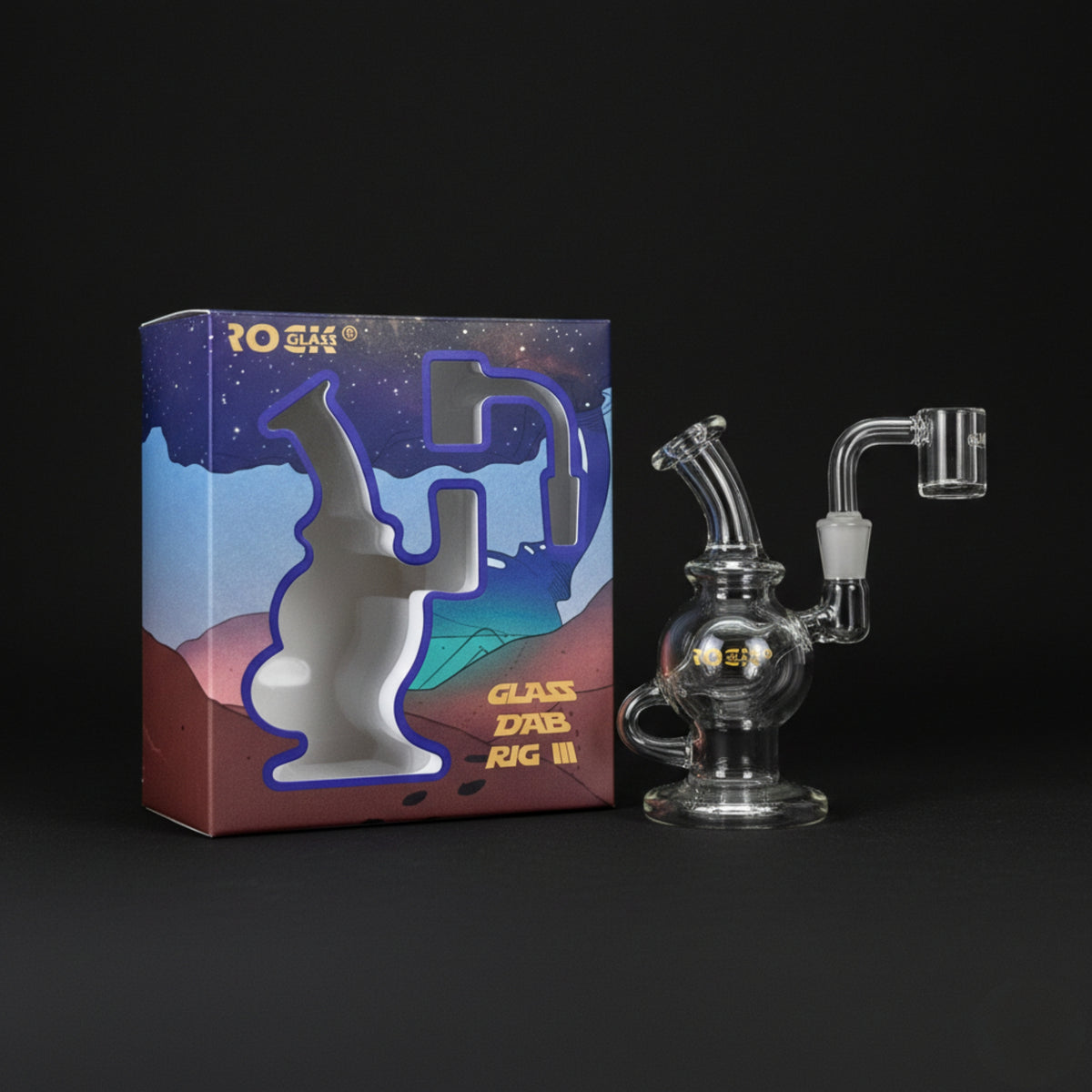 RockGlass Flux Recycler 5" Dab Rig