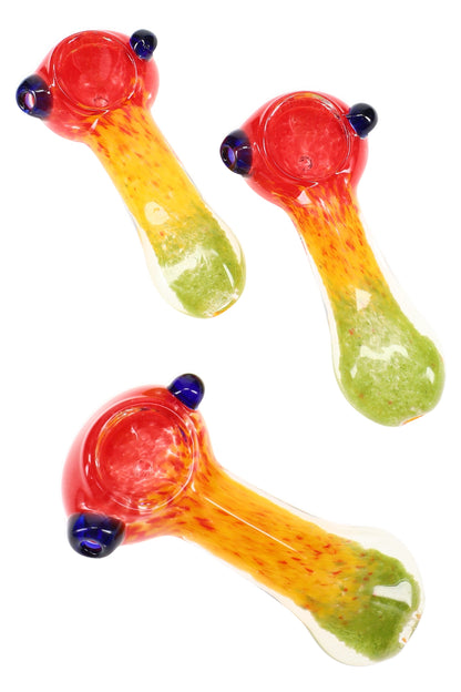 Rasta Frit Glass Spoon